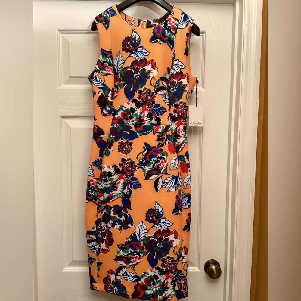 Bright and beautiful Calvin Klein dress